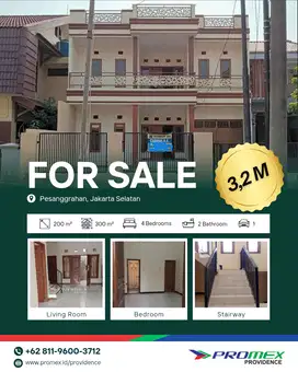 Best Deal! Rumah 2 Lantai Luas 300 m² di Pesanggrahan, Jakarta Selatan