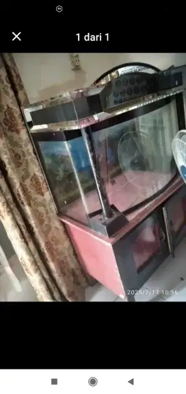 Jual akuarium panjang satu mtr an