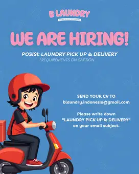 LOWONGAN KURIR DAN SALES LAUNDRY