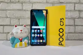 POCO C75 6/128 BARU ORIGINAL GARANSI RESMI I DONESIA 12 BULAN