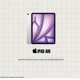iPad Air M3 cicilan mulai dari 954.000/bulan menggunakan home credit