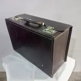 Vintage Corolla Leather Briefcase • Koper Tangan Kulit Hardcase Jadul