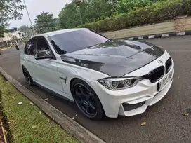 BMW 320d f30 2016 white putih bmw diesel 320d 2015 bodykit m3 jual bu
