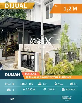 Dijual Rumah Minimalis Siap Huni Area Suhat Ikan2 Malang