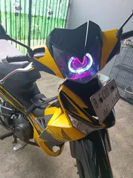 Supra x 125 asli kuning