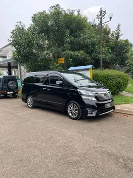 Vellfire premium sound 2011 hitam black toyota vellfire 2012 cbu 2010