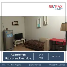 DIJUAL MURAH APARTEMEN PANCORAN RIERSIDE TOWER 2 2BR DIJADIIKAN 1BR