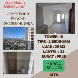 Super Murah Apartemen Puncak Dharmahusada dekat Galaxy Mall