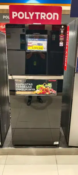 KULKAS POLYTRON 2 PINTU 220L (KREDIT TANPA DP)