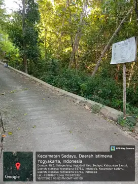 Dijual tanah pekarangan milik pribadi SHM
