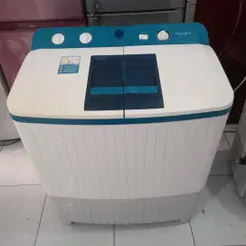 Mesin Cuci 2 Tabung Polytron Kapasitas 8Kg . Second . Garansi