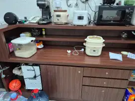 Meja kasir / meja bartender premium bahan kayu bagus!