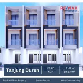 MURAH !! 4 UNIT RUMAH BARU, 4 KAMAR, 2 CARPORT, AKSES JALAN 3 MOBIL