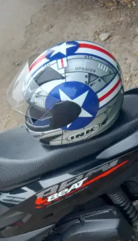 Helm full face ink