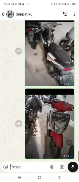 Jual motor beat 2015 mau pindahan