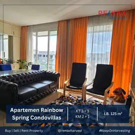 DIJUAL MURAH, APARTEMEN RAINBOW SPRING CONDO 3 KAMAR, VIEW BAGUS