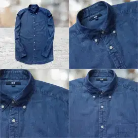 KEMEJA UNIQLO
DENIM, SIZE : M (LD106-108,P73)