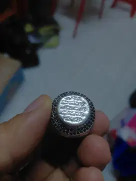 Cincin perak tulisan arab pesanan tebal