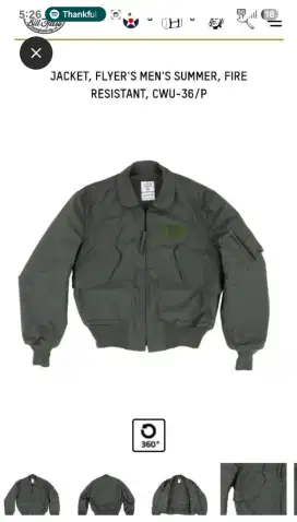 Jaket pilot tom cruise bomber flying suite jacket