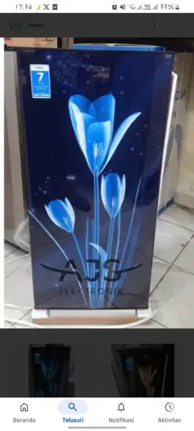 kulkas aqua 1 pintu