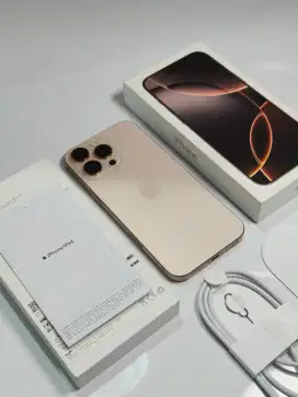 iPhone 16 Pro Max 256GB iBox Grs Mei 2026 Like New - Desert Titanium