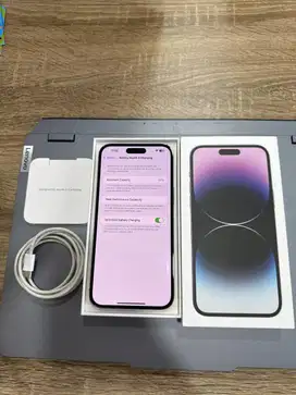 iphone 14 pro max 1tb purple bh 81% ex iBox lengkap fullset