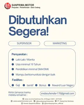 Lowongan pekerjaan bogor