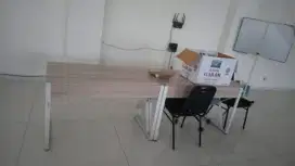 Meja Kantor Besi Motif kayu