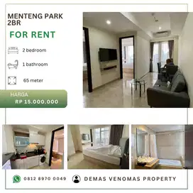 Disewakan Apartement Menteng Park 2 Bedrooms Full Furnished Hook