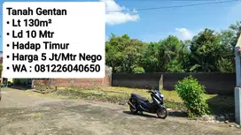 Jual Tanah Kavling Sudah Ready Sertifikat Area Gentan, Dekat Laweyan