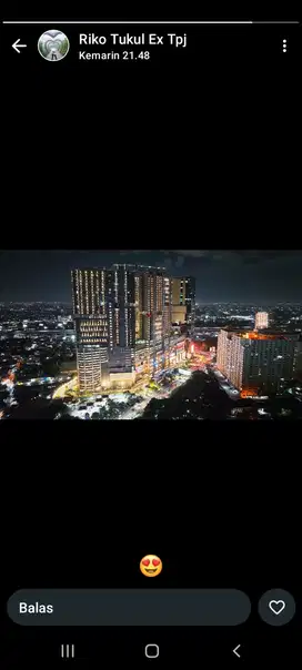 Di jual apartemen 2 kamar pakuwon residences