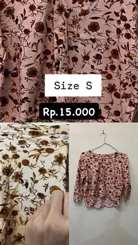 Baju atasan Bunga”