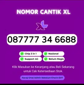 Nomor cantik XL kembar kembar