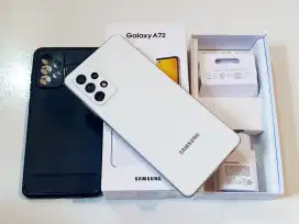 Samsung Galaxy A72 NFC Ram 8GB/256GB mulus fullset Resmi SEIN