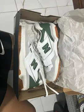 New balance 550 white pine green