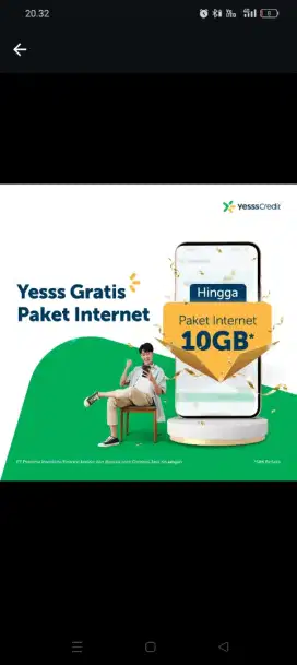 Promo kredit yessscredit mall btm free 2x cicilan bunga 0%