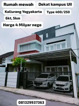 rumah mewah dekat kampus UII Jogja