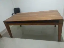 Meja Rapat jati, Solid Laminated., Uk = 1x2 m t =2 m·t 75 cm #jati