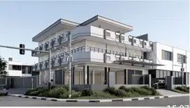 BELI TANAH BONUS RUKO 3 LANTAI lokasi Perempatan Jln Utama Bulu Indah