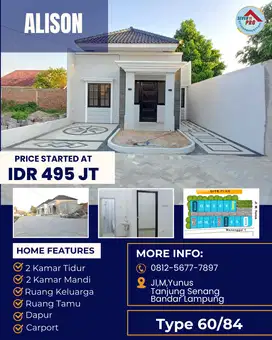 RUMAH CLUSTER MEWAH MURAH DI PUSAT KOTA