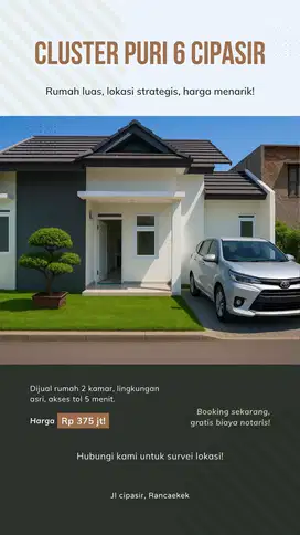 Cluster Puri 6 – Rumah Idaman Keluarga Muda di Cipasir Rancaekek
