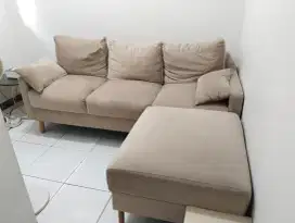 Sofa Minimalis Retro Size L + Meja
