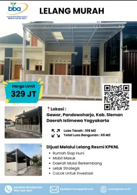 DIJUAL RUMAH MURAH