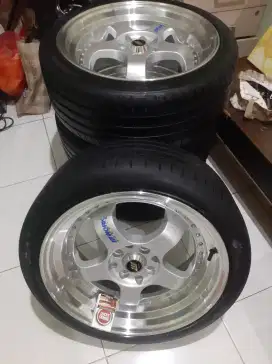 Work meister r17 Doble PCD (Pemakaian 1 bulan)