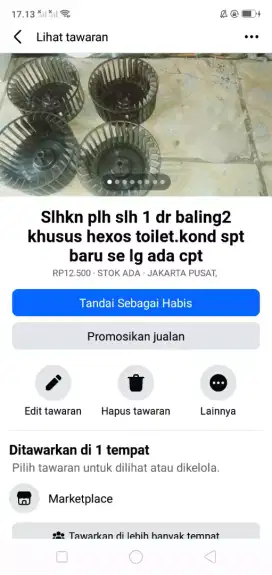 Slhkn plh slh 1 dr baling2 khusus hexos toilet kond spt br murah sj