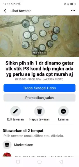 Slhkn plh slh 1 dr dinamo getar mainan ank2 PS  kond hdp murah sj deh
