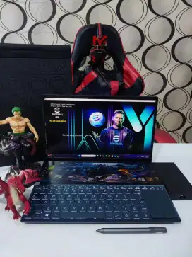 Asus ZenBook duo UX481FA Dual Screen SSD 512GB Siap Pakai