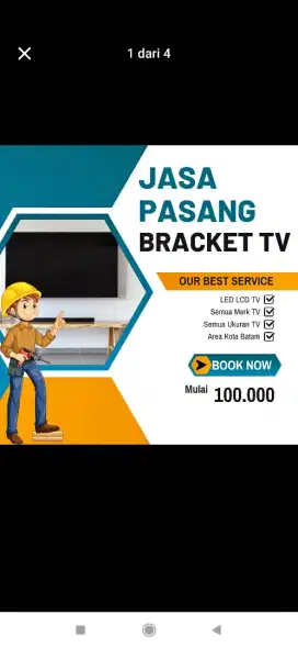 Bracket tv, briket tv, breket tv, braket tv