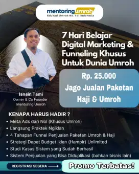 Rekrutmen Agen Mentoring Haji dan Umroh