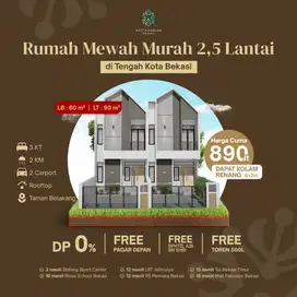 Promo Dijual Rumah Murah Strategis Bebas Banjir (MP BAFTA) Kota Bekasi